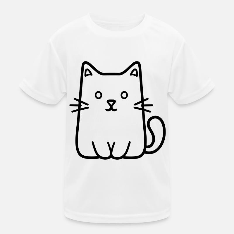 Kätzchen Kinder Funktions-T-Shirt