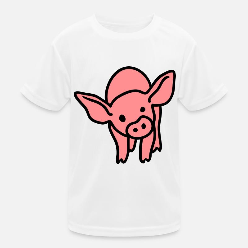 Ferkel 2 Kinder Funktions-T-Shirt