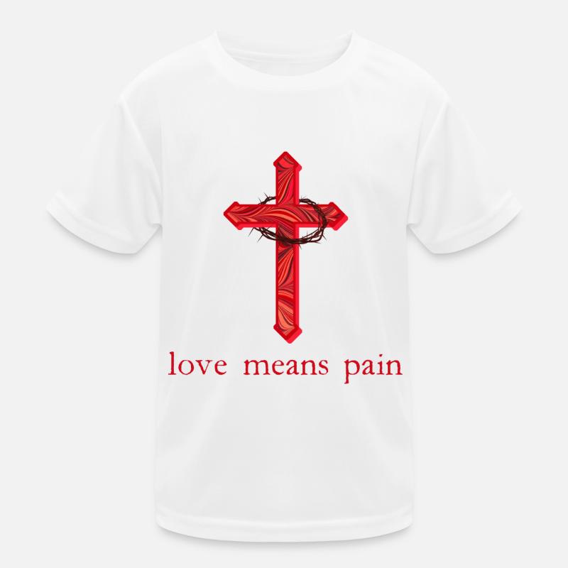 Cross with Thorns E 18 Kids Functional T-Shirt