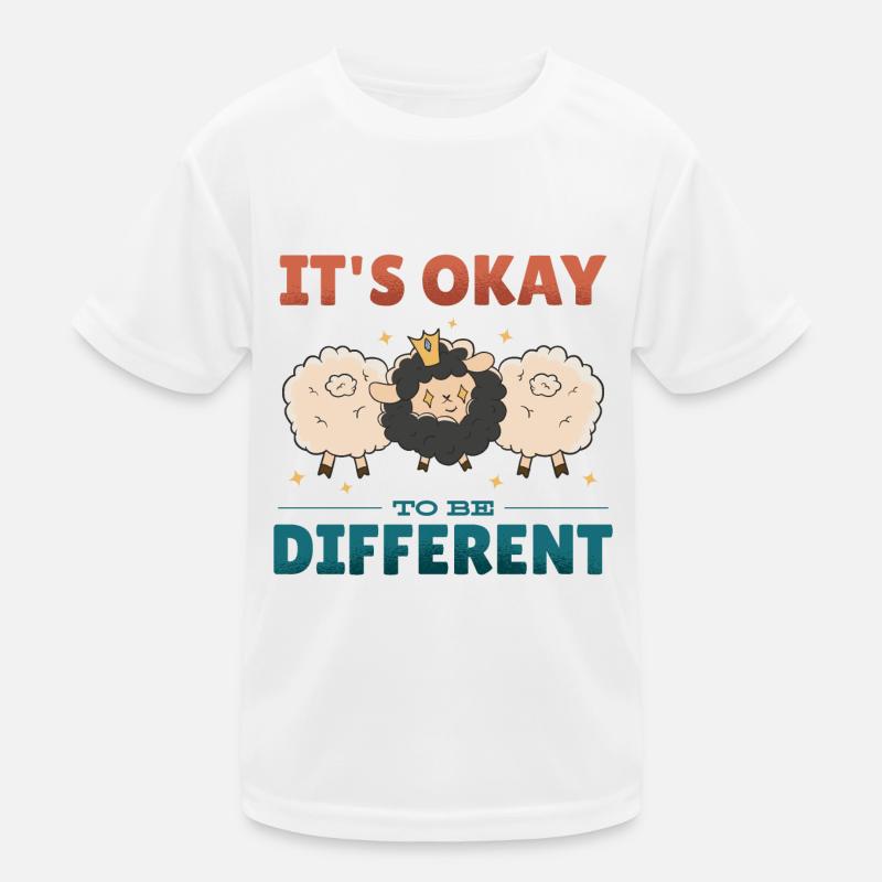 C’est normal d’être différent T-shirt sport Enfant