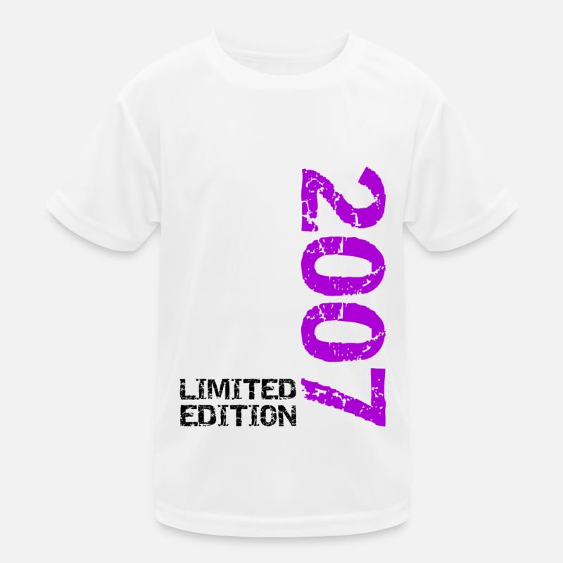2007 Limited Edition Geburtstag Geschenk Frau Mann Kinder Funktions-T-Shirt