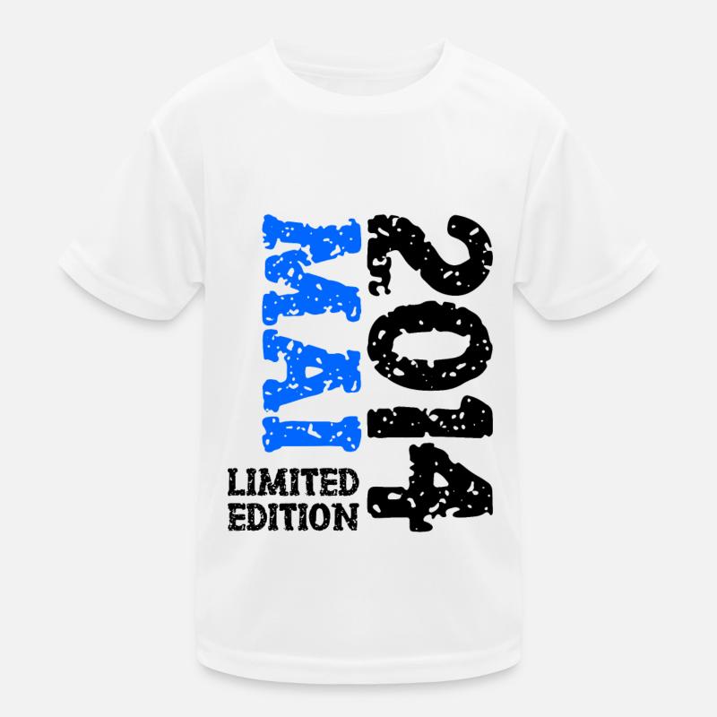 2014 Mai Limited Edition Geburtstag Geschenk - Kinder Funktions-T-Shirt - Weiß