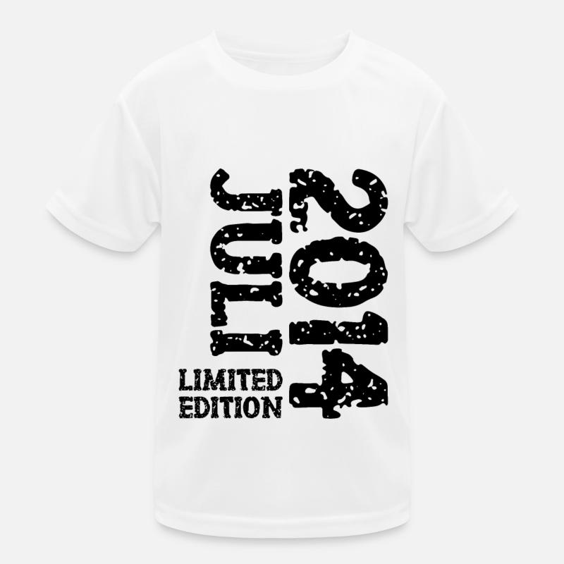 2014 Juli Limited Edition Geburtstag Geschenk Kinder Funktions-T-Shirt