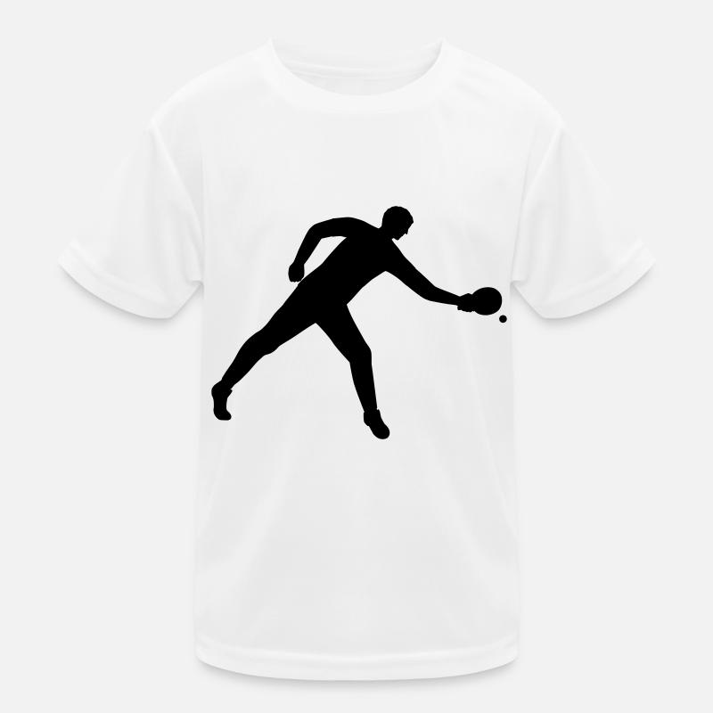 Tischtennis dynamisch Kinder Funktions-T-Shirt