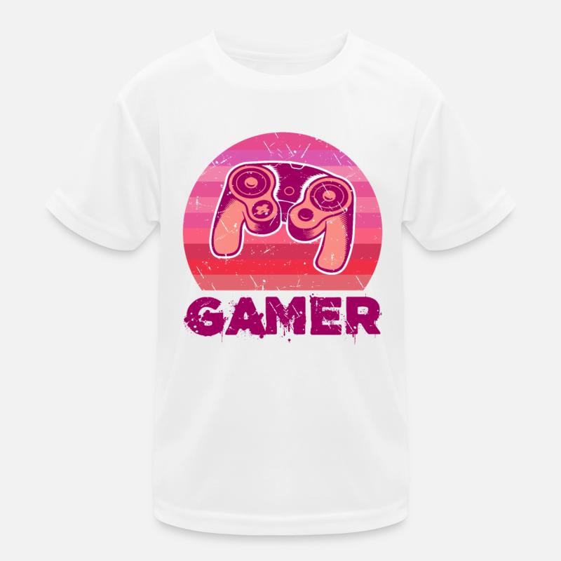 Gamer Gamer Gaming Play PC Controller Kids Functional T-Shirt