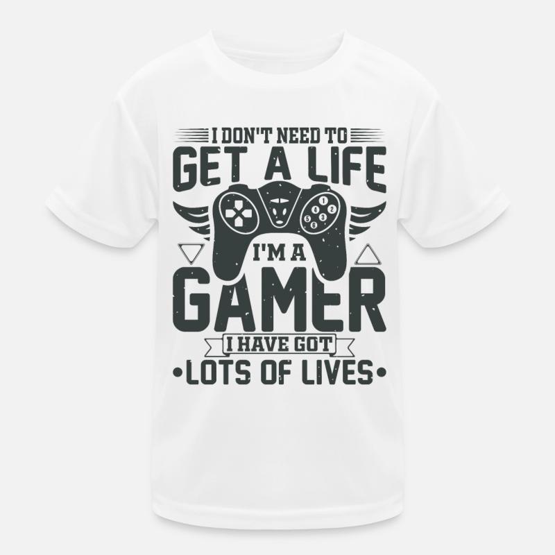 Gamer gaming gaming computer game controller Kids Functional T-Shirt