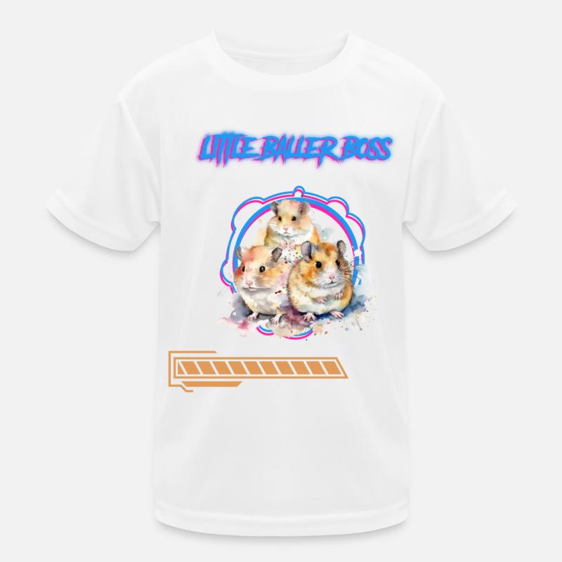 Hamster Nager Haustier Aquarell Geschenk Kinder Funktions-T-Shirt