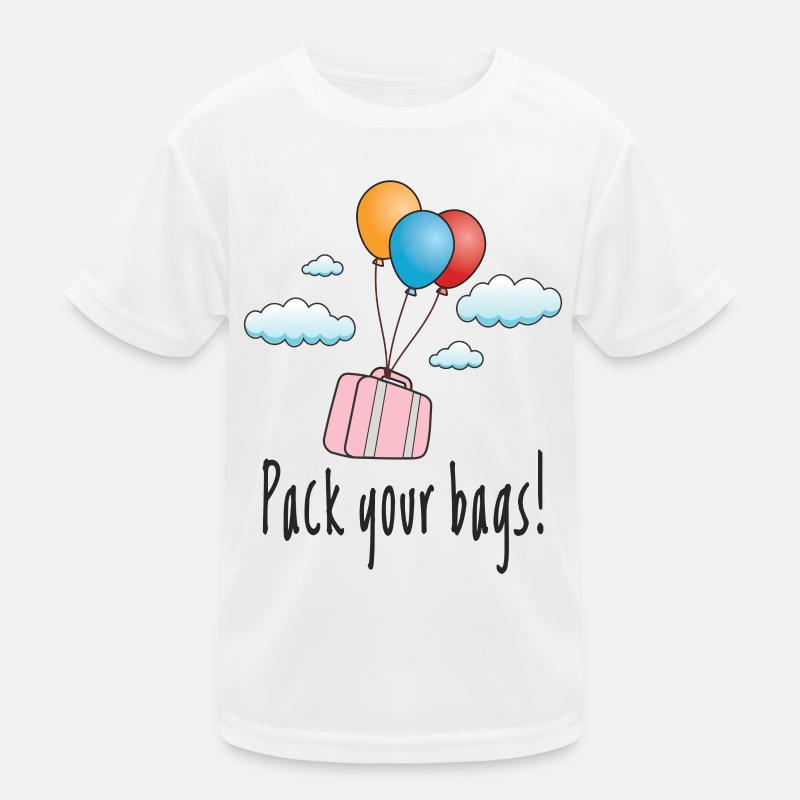 Faites vos valises et partez en vacances T-shirt sport Enfant