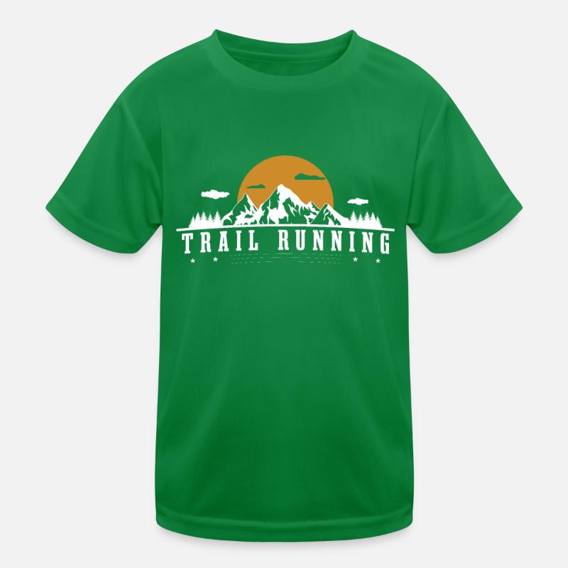 TrailRunning Trail Running Trailrunner Course en montagne T-shirt sport Enfant