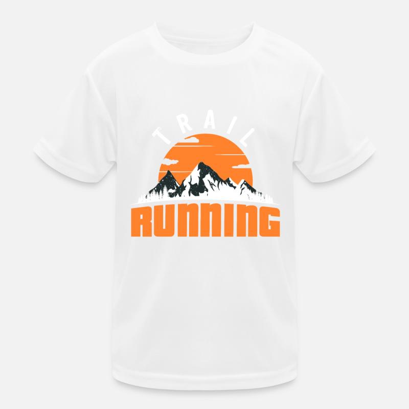 TrailRunning Trail Running Trailrunner Course en montagne T-shirt sport Enfant