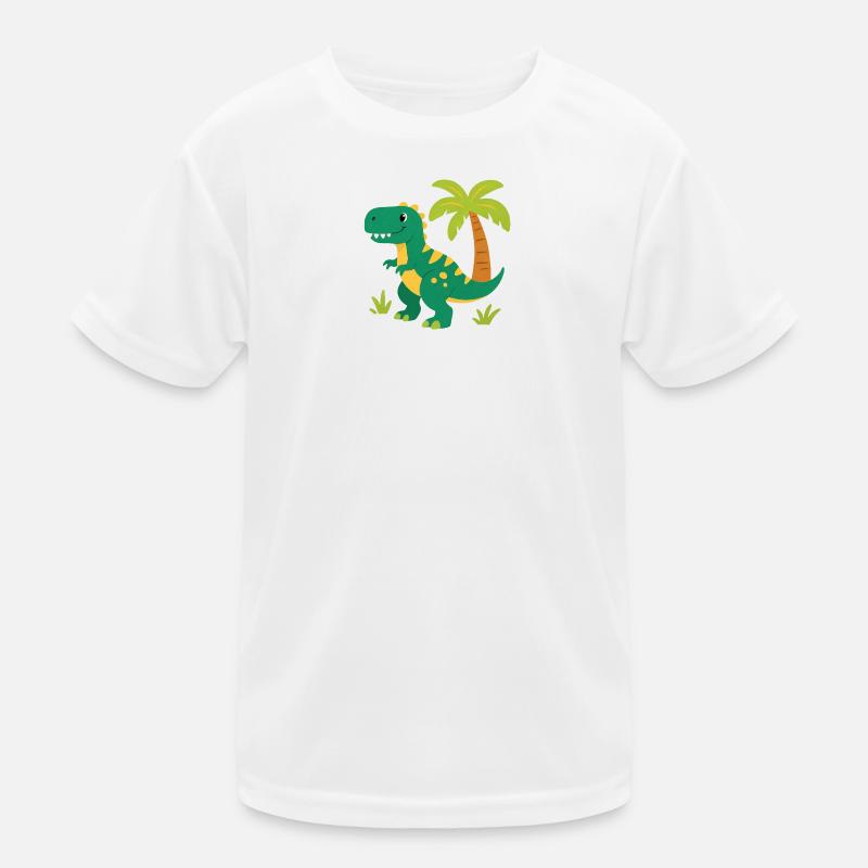 Dino Palmenabenteuer Kinder Funktions-T-Shirt