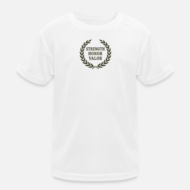 Plaque de moral de la victoire honorable T-shirt sport Enfant