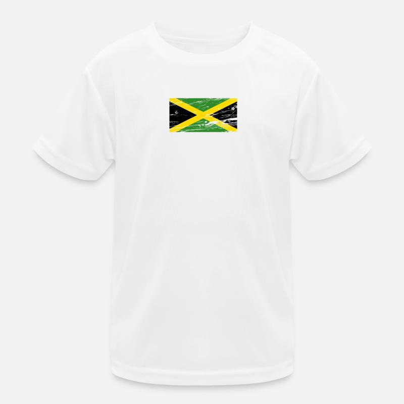 Drapeau de la Jamaïque T-shirt sport Enfant