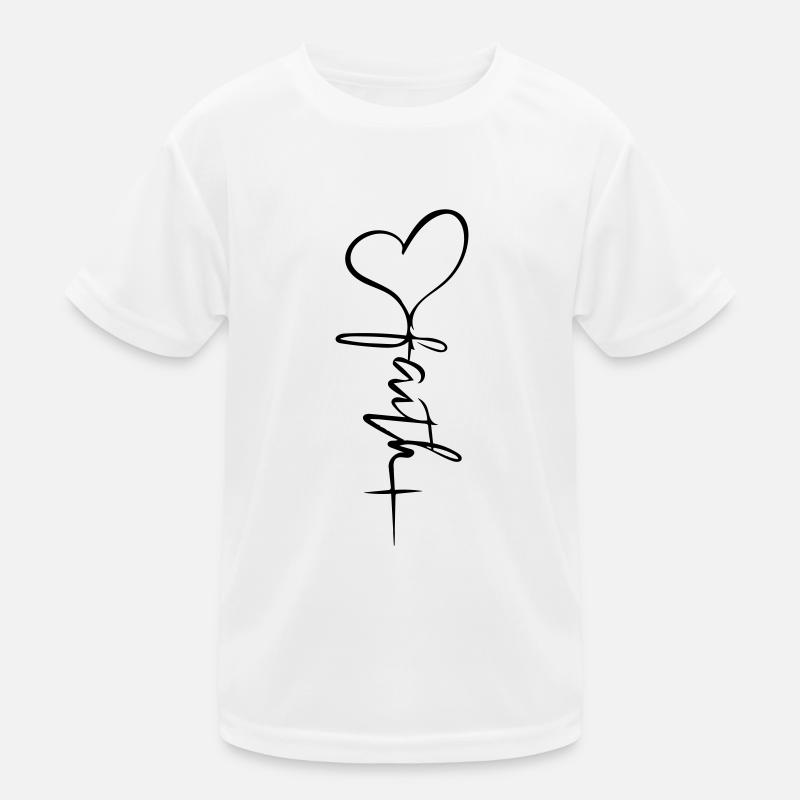 Glaube Kinder Funktions-T-Shirt