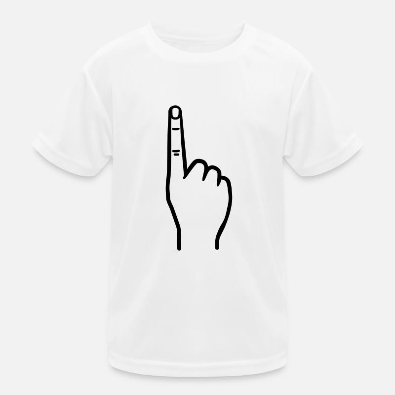 Finger Kinder Funktions-T-Shirt