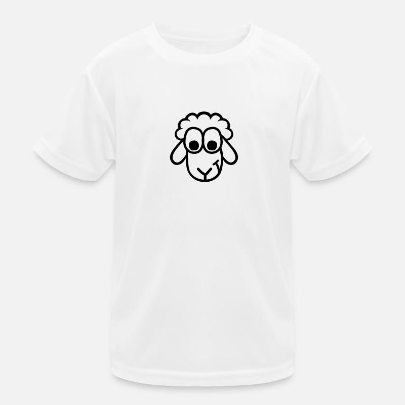 Schaf Kinder Funktions-T-Shirt