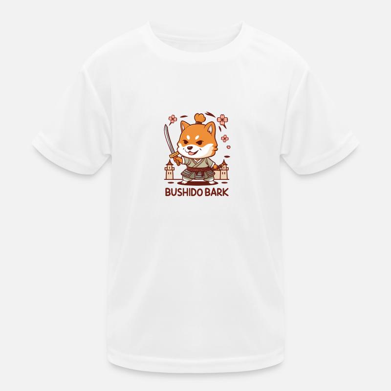 Chibi Shiba Inu Samurai Kinder Funktions-T-Shirt