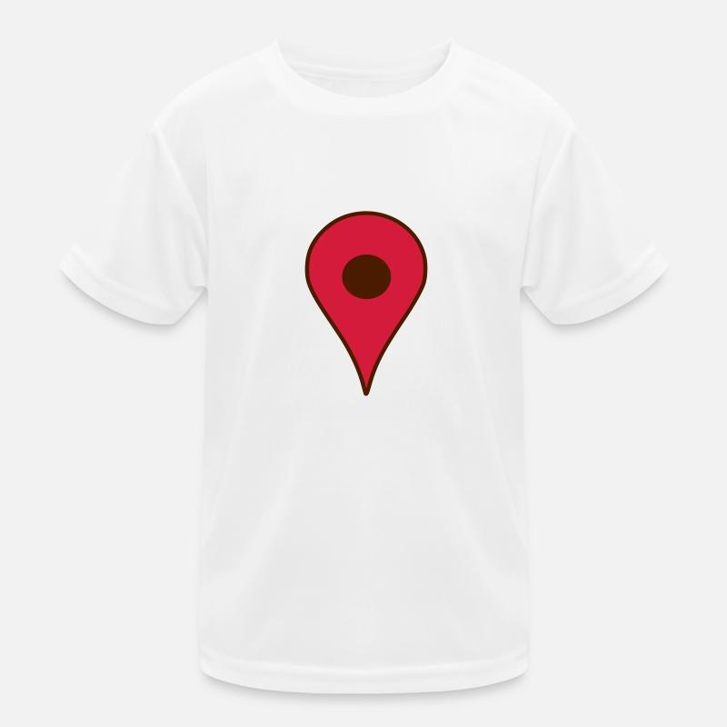 Map pin T-shirt sport Enfant