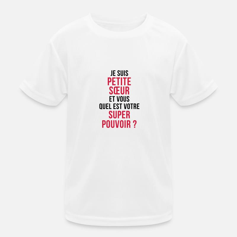 Soeur Soeurette Frère Naissance Bébé Sœur T-shirt sport Enfant