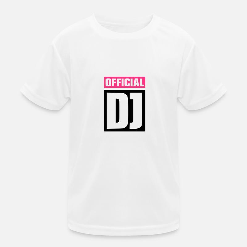 Official DJ - Kids Functional T-Shirt - white