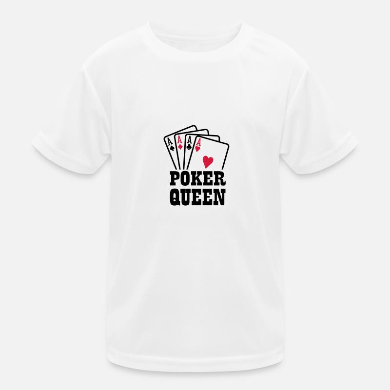 Poker Kinder Funktions-T-Shirt