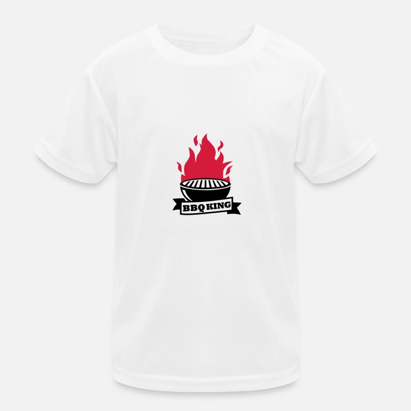 BBQ King Kinder Funktions-T-Shirt