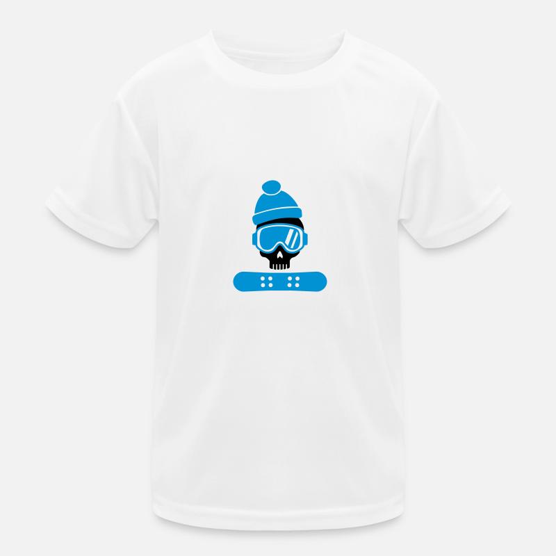 Snowboard Kinder Funktions-T-Shirt