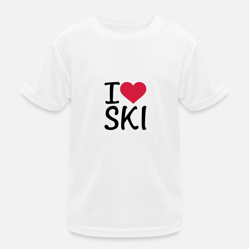 Ski Kinder Funktions-T-Shirt