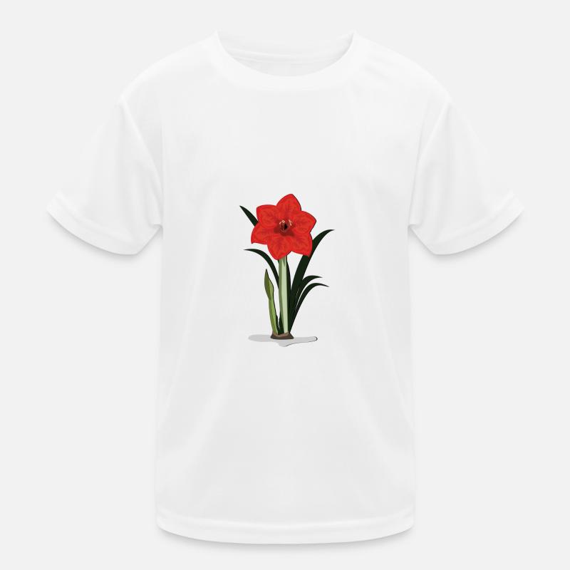 Amaryllis Kinder Funktions-T-Shirt