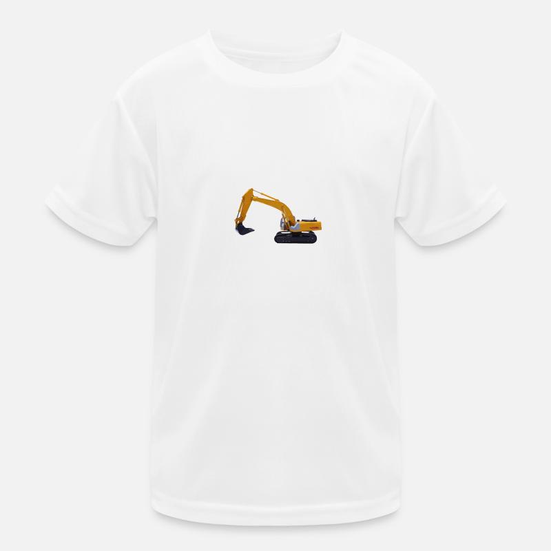 excavator Kids Functional T-Shirt