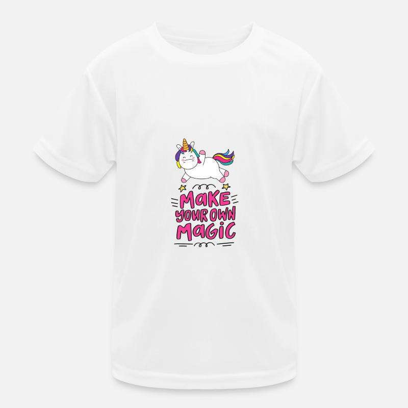 Machen Sie Ihre eigene Magie - Unicorn Kinder Funktions-T-Shirt