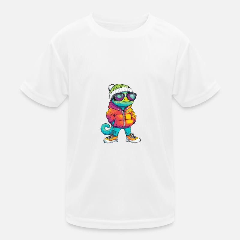 Chameleon Winter Kinder Funktions-T-Shirt