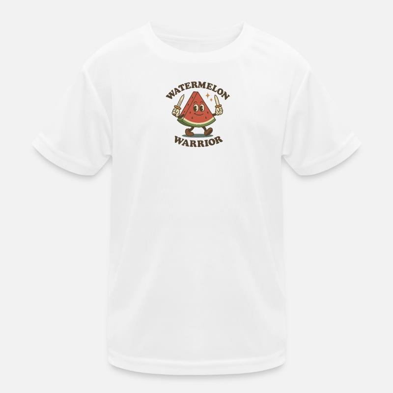 Wassermelonen-Krieger Kinder Funktions-T-Shirt