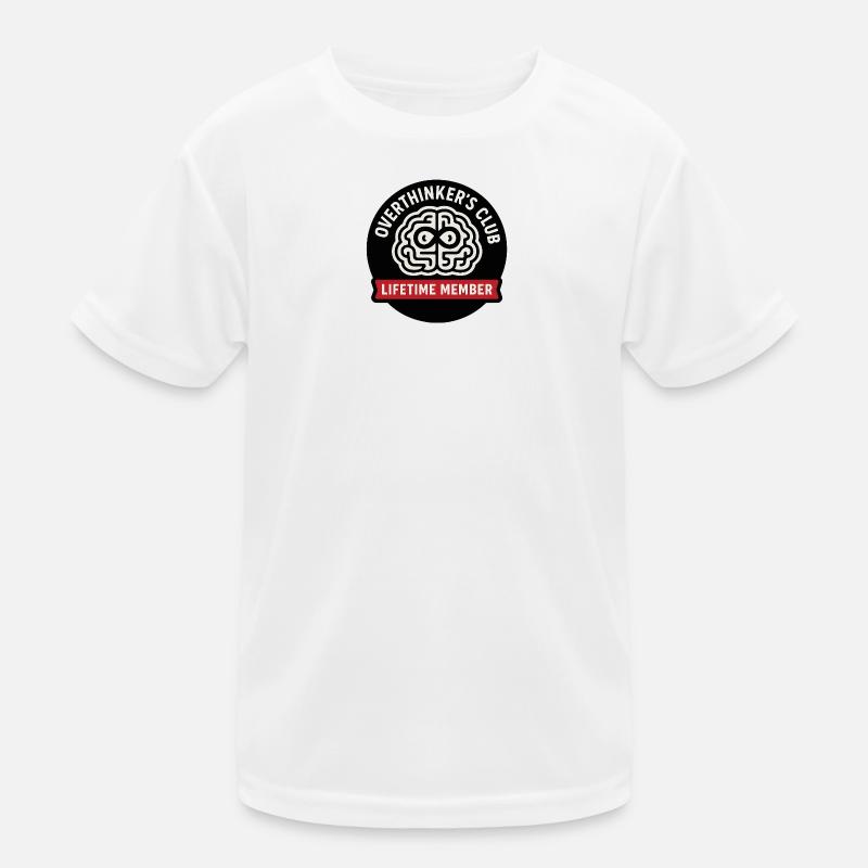 Innovative brain teaser motif for multi-thinkers Kids Functional T-Shirt