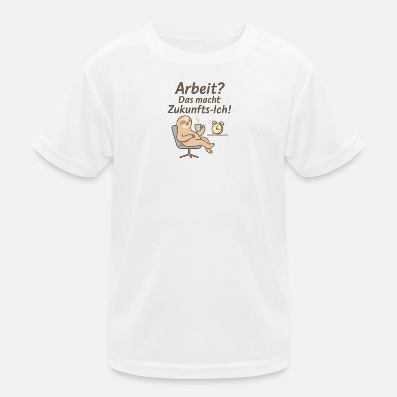 Future-oriented workhorse motif Kids Functional T-Shirt