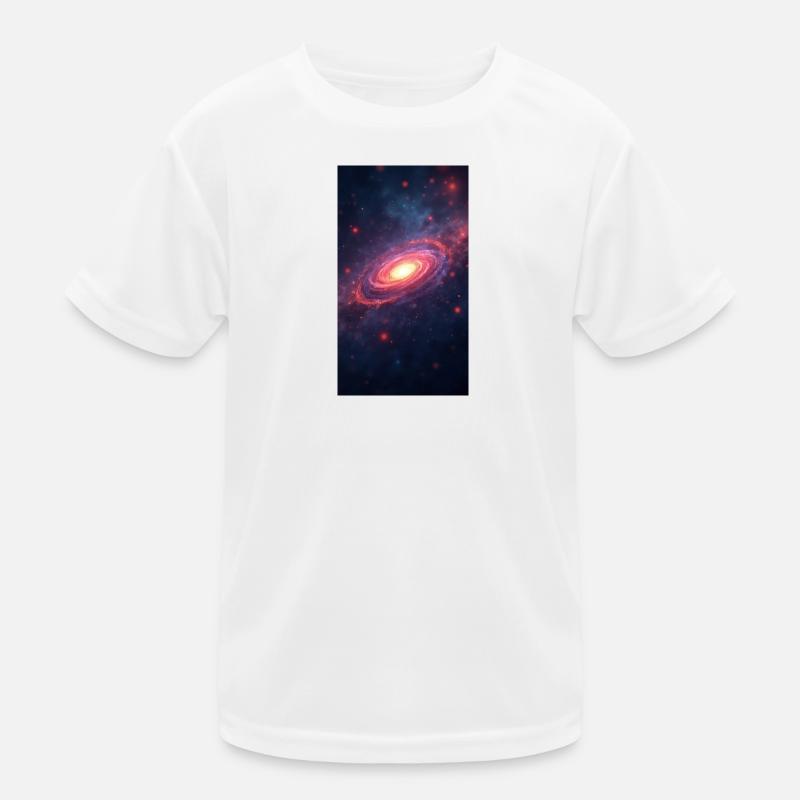 Core Galaxy Neon Spiral Kids Functional T-Shirt