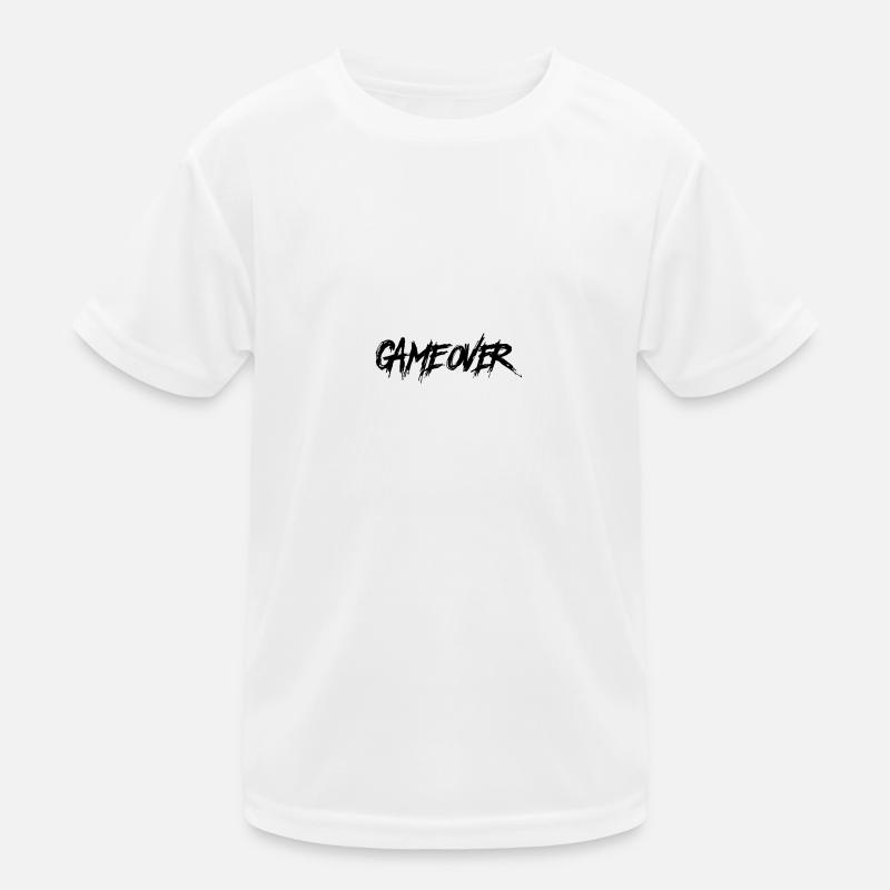 Game Over - Game End, The Gamer Hatescreen Kids Functional T-Shirt