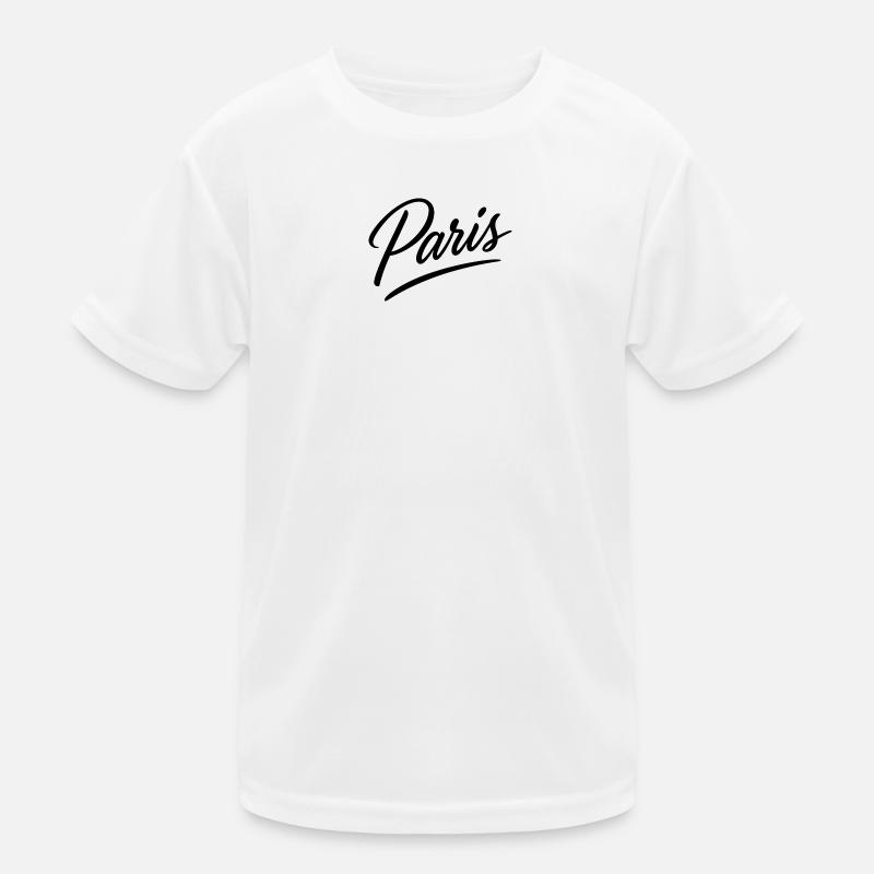 Pariser Script-Schriftzug Kinder Funktions-T-Shirt