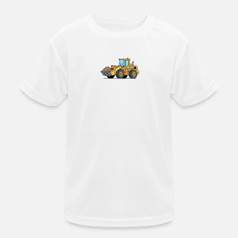 Machine de construction à chargeuse sur pneus T-shirt sport Enfant