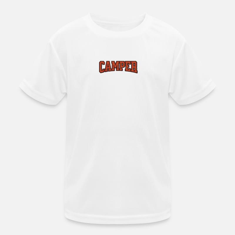 Camping-car T-shirt sport Enfant