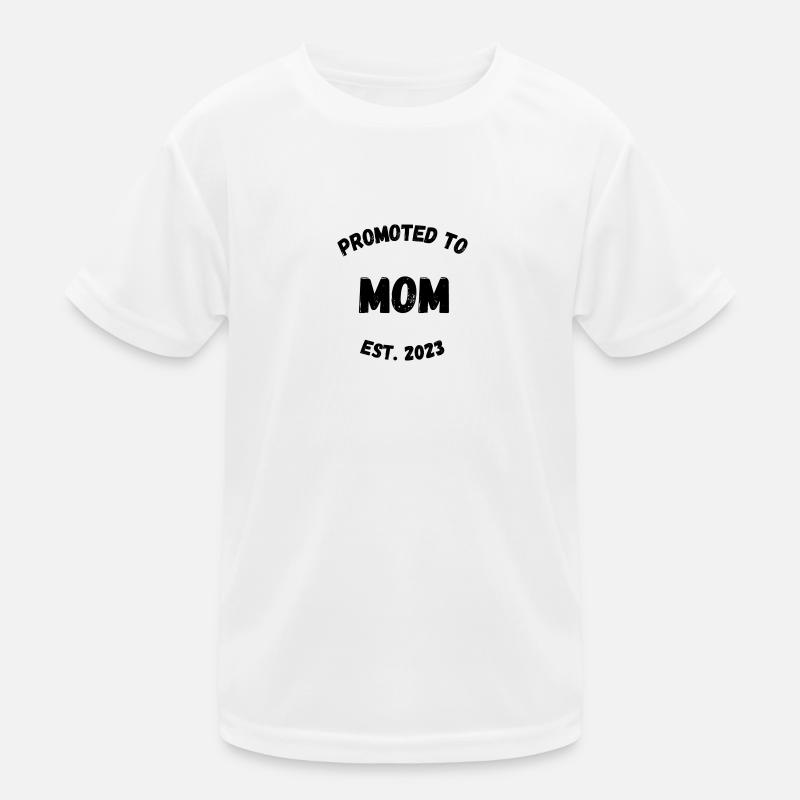 Zur Mama befördert Kinder Funktions-T-Shirt