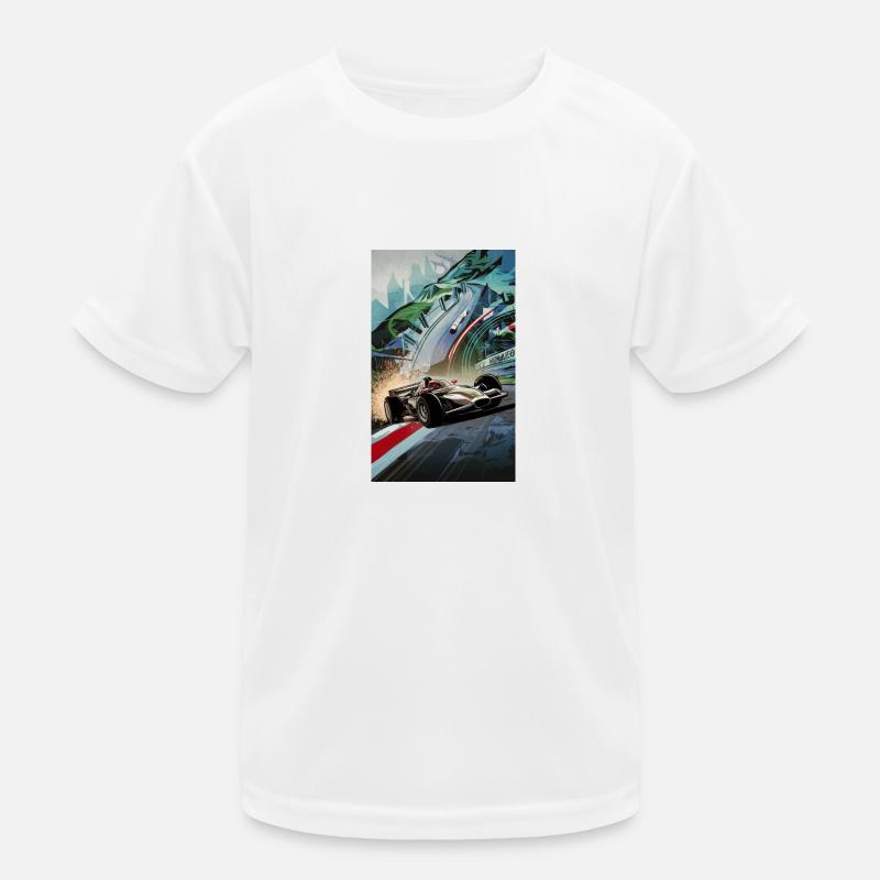 Racecar Kinder Funktions-T-Shirt