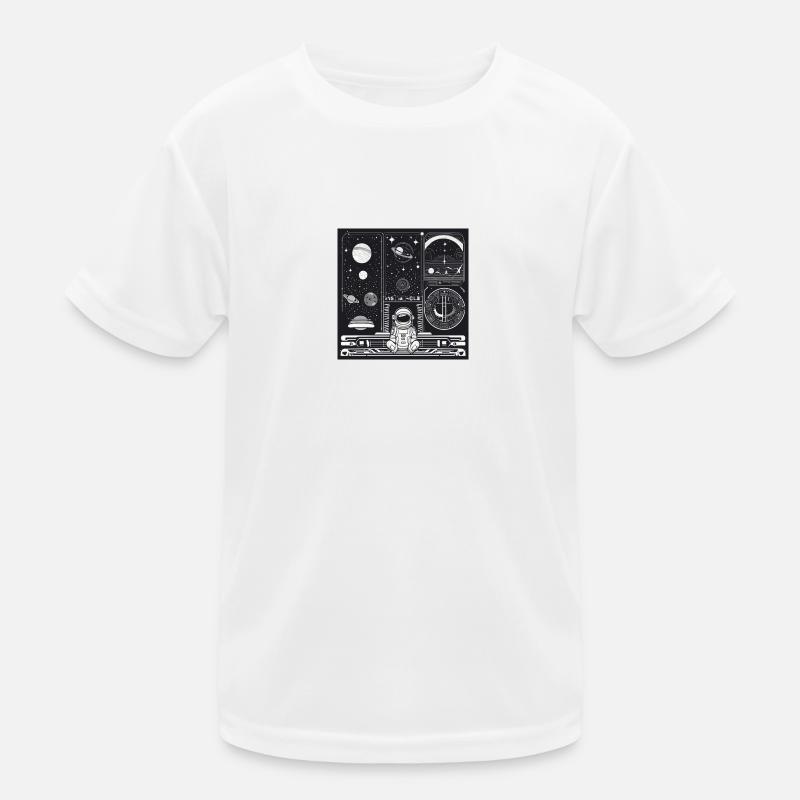 Hello its me Cosmi - Kinder Funktions-T-Shirt - Weiß