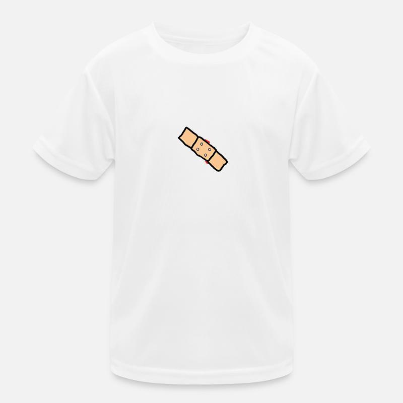 pflaster mit blut Kinder Funktions-T-Shirt