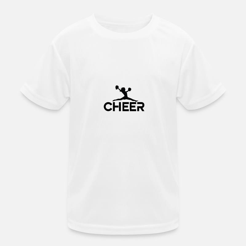 cheerleading Design 3 01 Kinder Funktions-T-Shirt