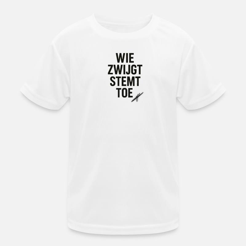 Those who remain silent consent Kids Functional T-Shirt