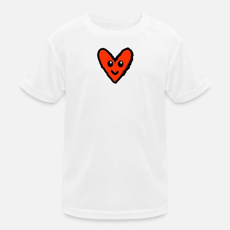 VALENTINSTAG. HERZ. ICH LIEBE DICH. ICH LIEBE DICH Kinder Funktions-T-Shirt