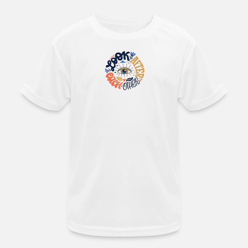 Motif œil T-shirt sport Enfant
