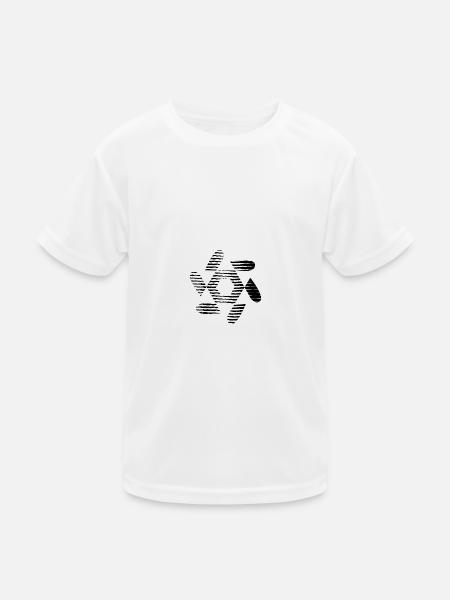 ART. GEEK. VINTAGE. GRAPHIC. MANGA. ASIA - Kids Functional T-Shirt - white - Front
