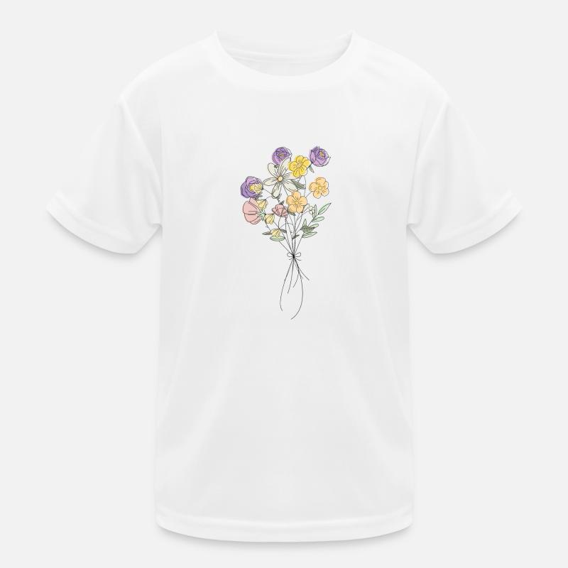 Spring Bouquet Kids Functional T-Shirt